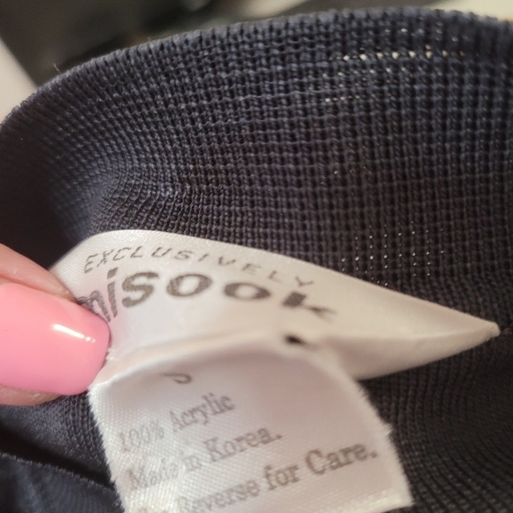 Misook Cardigan Women's Size Small Black Career Office Formal - Picture 5 of 5